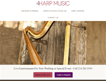 Tablet Screenshot of 4harpmusic.com